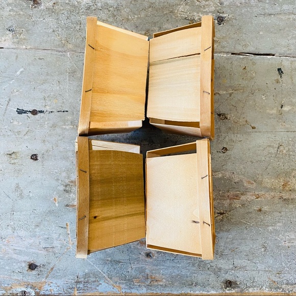 ♥️ Vintage ♥️ Brown Berry Baskets Lot - Picture 4 of 6